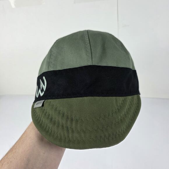Welder Nation Welding Hat Cap Size 7 5/8 Reversible Green/Black skulls - Picture 3 of 11
